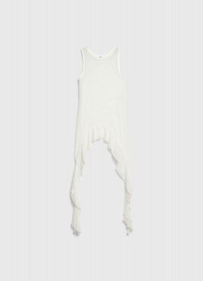 Топ с воланами для девочек, Белый