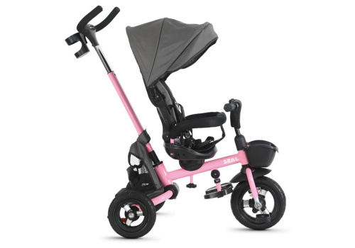 Детский велосипед Maxiscoo Seal, год 2026, цвет Розовый