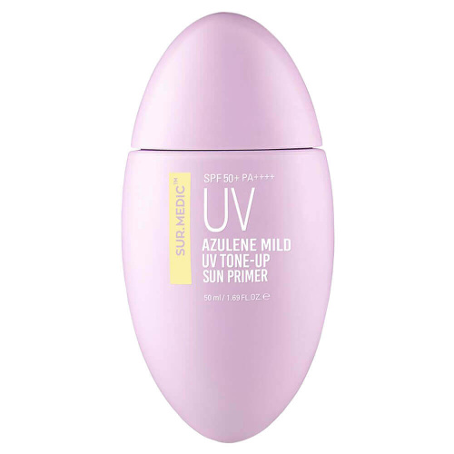 Легкий солнцезащитный праймер SUR.MEDIC+ Azulene Mild UV Tone-Up Sun Primer SPF50+ PA++++