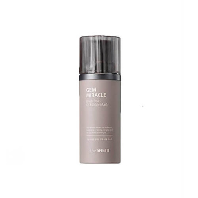 Кислородная маска с экстрактом черного жемчуга The Saem Gem Miracle Black Pearl O2 Bubble Mask 105 гр