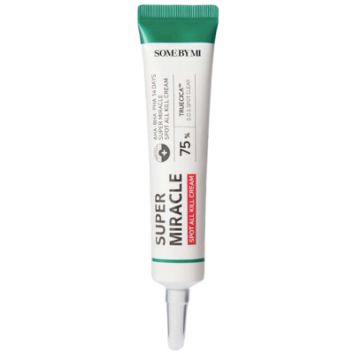 Точечный крем против акне с AHA и BHA кислотами Some By Mi Super Miracle Spot All Kill Cream