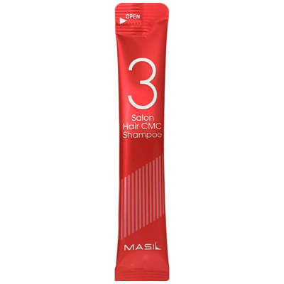 Восстанавливающий шампунь с аминокислотами Masil 3 Salon Hair CMC Shampoo 8 мл