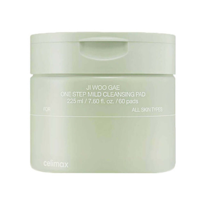 Очищающие пэды для снятия макияжа Celimax Ji Woo Gae One Step Mild Cleansing Pad