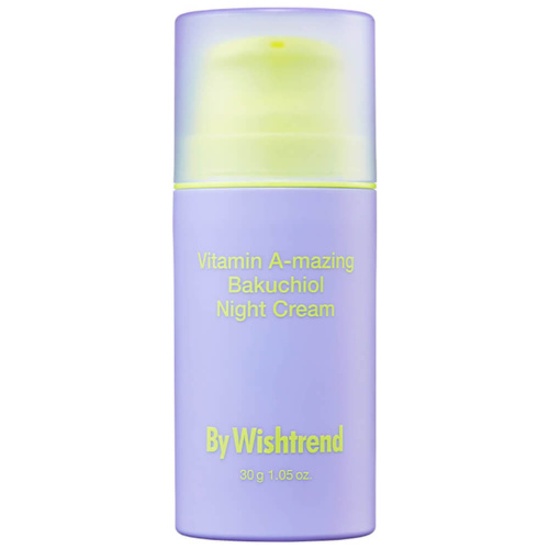 Ночной крем с ретиналем и бакучиолом By Wishtrend Vitamin A-mazing Bakuchiol Night Cream 30 мл
