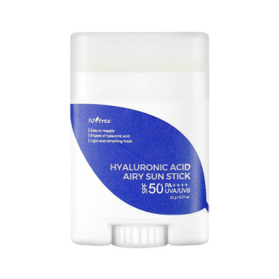 Охлаждающий солнцезащитный стик IsNtree Hyaluronic Acid Airy Sun Stick SPF50+ PA++++