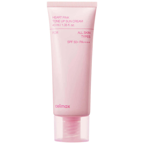 Тонирующий солнцезащитный крем Celimax Heart Pink Tone Up Sun Cream SPF50+ PA++++