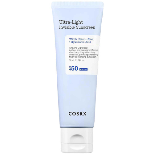 Ультралёгкий солнцезащитный крем с гамамелисом COSRX Ultra-Light Invisible Sunscreen SPF50 PA++++
