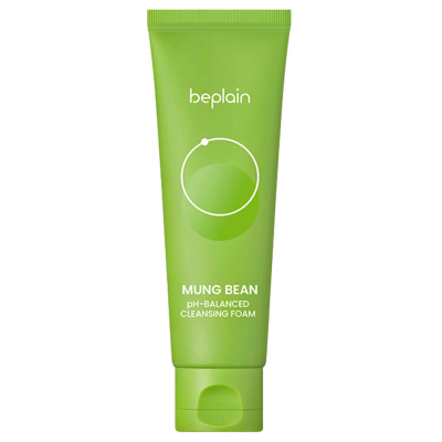 Балансирующая пенка для глубокого очищения beplain Mung Bean pH-Balanced Cleansing Foam 80 мл