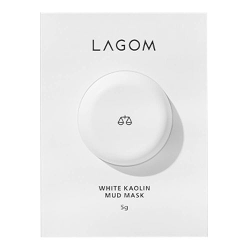 Отшелушивающая глиняная маска Lagom White Kaolin Mud Mask 5 мл