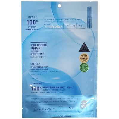 Увлажняющая гидрогелевая маска с микроиглами VT Cosmetics Hydrop HL Reedle Shot 100 2Step Hydrogel Mask