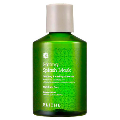 Успокаивающая сплэш-маска для проблемной кожи Blithe Soothing&Healing Green Tea Splash Mask
