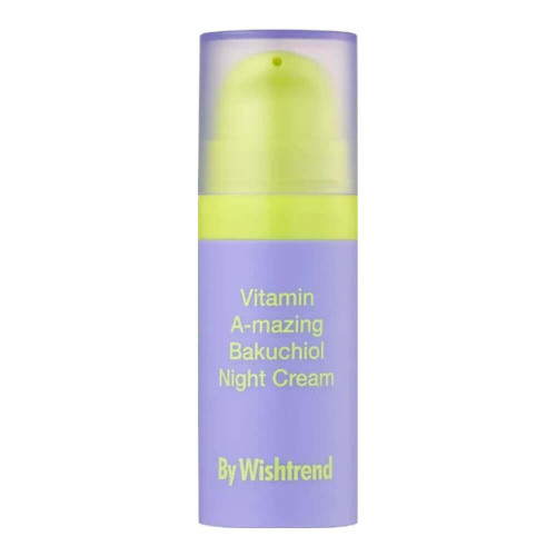 Ночной крем с ретиналем и бакучиолом By Wishtrend Vitamin A-mazing Bakuchiol Night Cream 10 мл
