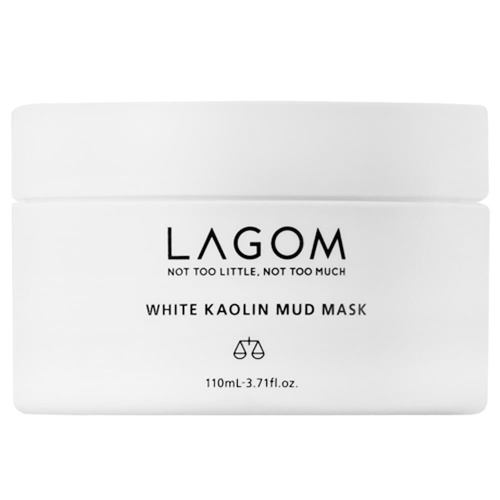 Отшелушивающая глиняная маска Lagom White Kaolin Mud Mask 110 мл