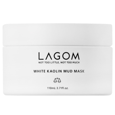 Отшелушивающая глиняная маска Lagom White Kaolin Mud Mask 110 мл