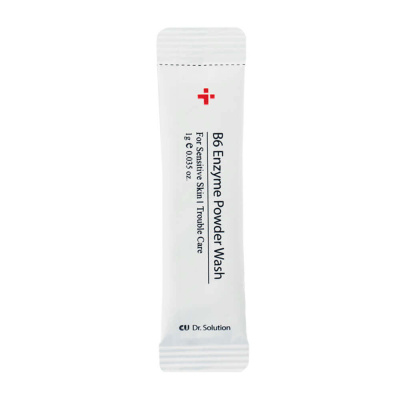 Энзимная пудра для проблемной кожи CUSKIN Dr.Solution B6 Enzyme Powder Wash 1 г
