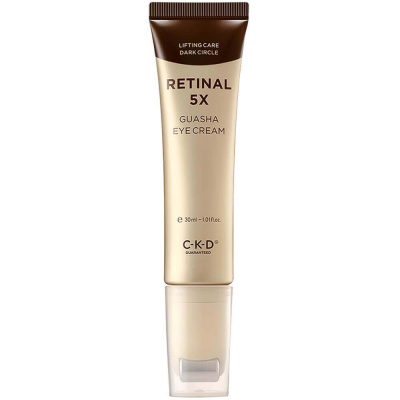 Омолаживающий крем для век с роликовым массажёром CKD Retinal 5X Guasha Eye Cream