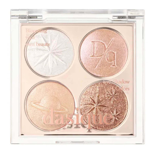 Лимитированная палетка глиттеров для век Dasique Starry Night Shadow Palette 01 Moonlight