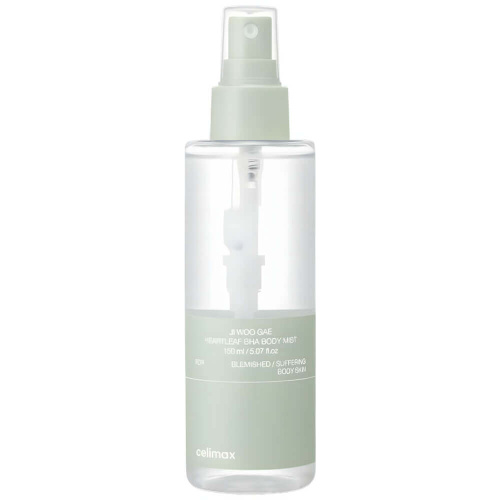 Мист для тела с BHA против акне Celimax Ji Woo Gae Heartleaf BHA Body Mist