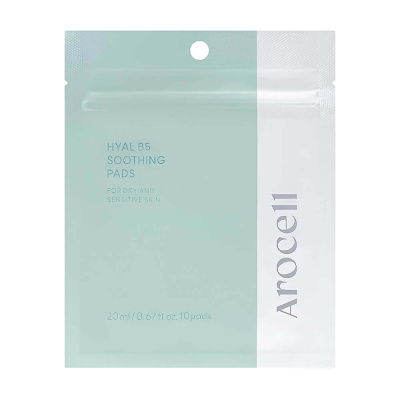 Успокаивающие пэды для чувствительной кожи Arocell Hyal B5 Soothing Pads 10 шт
