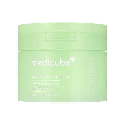 Успокаивающие тонер-пэды с центеллой medicube Exosome Cica Calming Pad