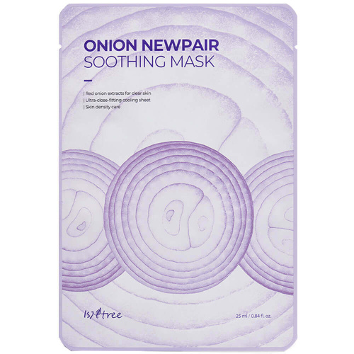 Успокаивающая маска с красным луком IsNtree Onion Newpair Soothing Mask