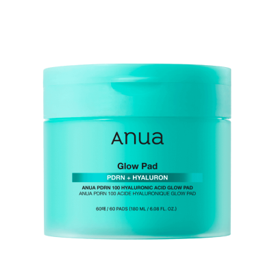 Увлажняющие пэды с ПДРН и гиалуроновой кислотой Anua PDRN 100 Hyaluronic Acid Glow Pad