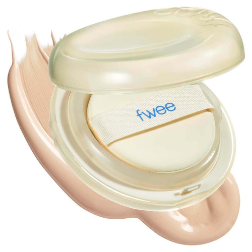 Тональный кушон с сатиновым финишем fwee Cushion Egg-Fit Cover SPF50+ РА+++ 02 Nude