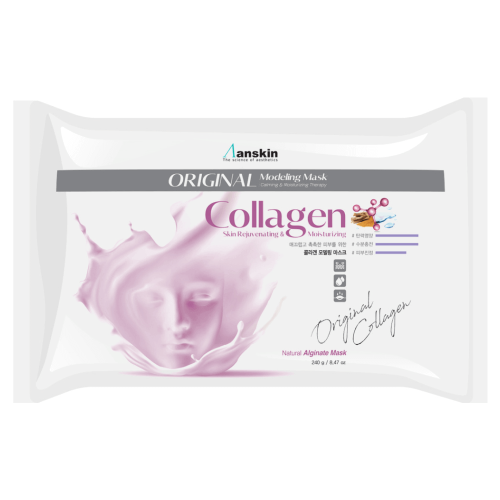 Альгинатная маска с коллагеном и гиалуроновой кислотой Anskin Collagen Modeling Mask 240 г