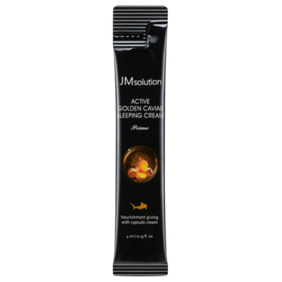 Ночная маска с золотом и икрой JMsolution Active Golden Caviar Sleeping Cream Prime 1 шт