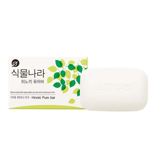Ароматное туалетное мыло с кипарисом Lion Botanic Nation Hinoki Pure Bar