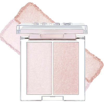 Двойной хайлайтер для естественного сияния кожи CLIO Prism Highlighter Duo 02 Lavender Voyage