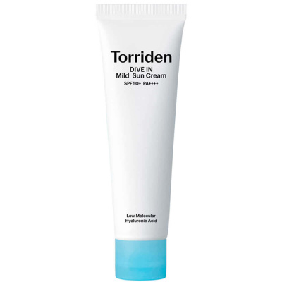 Увлажняющий минеральный солнцезащитный крем Torriden Dive In Low Mild Sun Cream SPF50+ PA++++