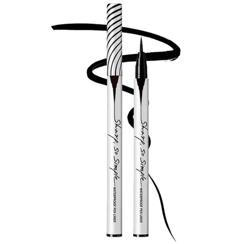 Водостойкая подводка-фломастер для глаз CLIO Sharp So Simple Waterproof Pen Liner 01 Black