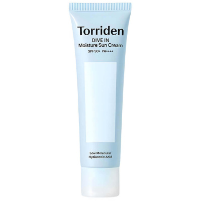 Лёгкий солнцезащитный крем Torriden DIVE IN Watery Moisture Sun Cream SPF50+ PA++++
