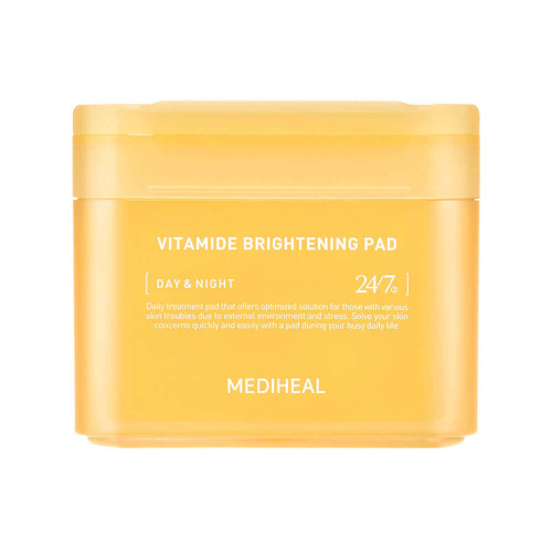 Осветляющие тонер-пэды с комплексом витаминов Mediheal Vitamide Brightening Pad
