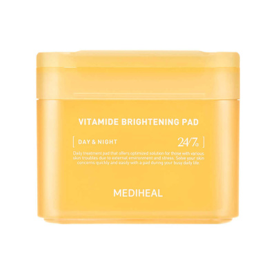 Осветляющие тонер-пэды с комплексом витаминов Mediheal Vitamide Brightening Pad