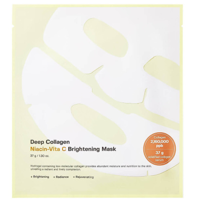 Осветляющая гидрогелевая маска Sungboon Editor Deep Collagen Niacin Vita C Brightening Mask