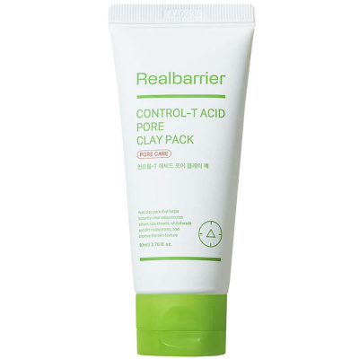 Глиняная маска для глубокого очищения и обновления кожи Real Barrier Control-T Acid Pore Clay Pack