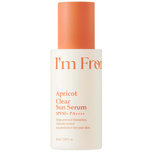 Солнцезащитная сыворотка с экстрактом абрикоса I'm From Apricot Clear Sun Serum SPF50+ PA++++ 50 мл