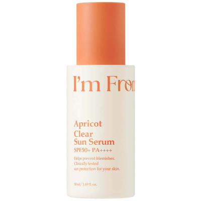 Солнцезащитная сыворотка с экстрактом абрикоса I'm From Apricot Clear Sun Serum SPF50+ PA++++ 50 мл