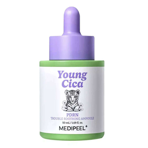 Успокаивающая ампула с центеллой и ПДРН MEDIPEEL Young Cica PDRN Trouble Soothing Ampoule