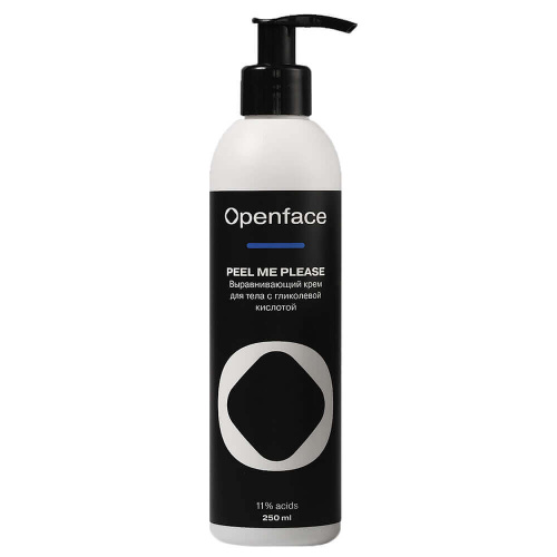 Выравнивающий крем для тела с гликолевой кислотой Openface Peel Me Please