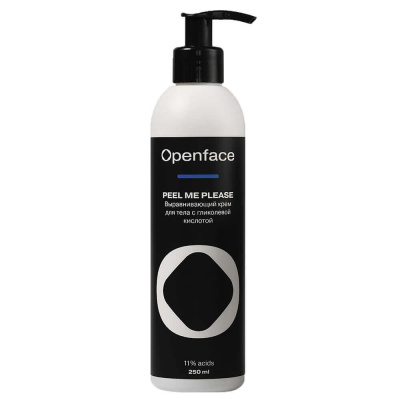 Выравнивающий крем для тела с гликолевой кислотой Openface Peel Me Please
