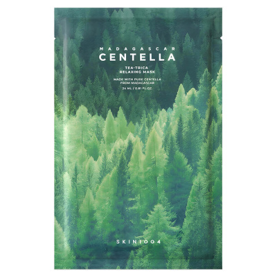 Тканевая маска для проблемной кожи SKIN1004 Madagascar Centella Tea-Trica Relaxing Mask