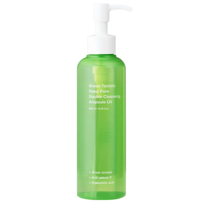 Гидрофильное масло Sungboon Editor Green Tomato Deep Pore Double Cleansing Ampoule Oil