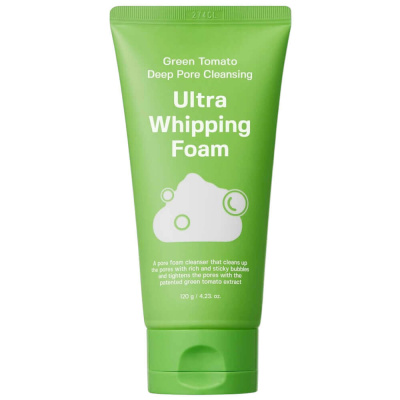 Мягкая пенка для умывания Sungboon Editor Green Tomato Deep Pore Cleansing Ultra Whipping Foam