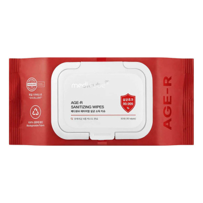 Антибактериальные салфетки medicube AGE-R Sanitizing Wipes