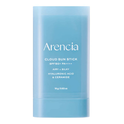 Увлажняющий солнцезащитный стик с ПДРН и пептидами Arencia Cloud Sun Stick SPF50+ PA++++