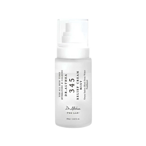 Успокаивающий мист с гидролатом риса и пантенолом Dr. Althea 345 Relief Cream Mist 60 мл