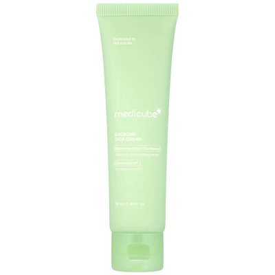 Лёгкий успокаивающий крем с центеллой medicube Exosome Cica Cream